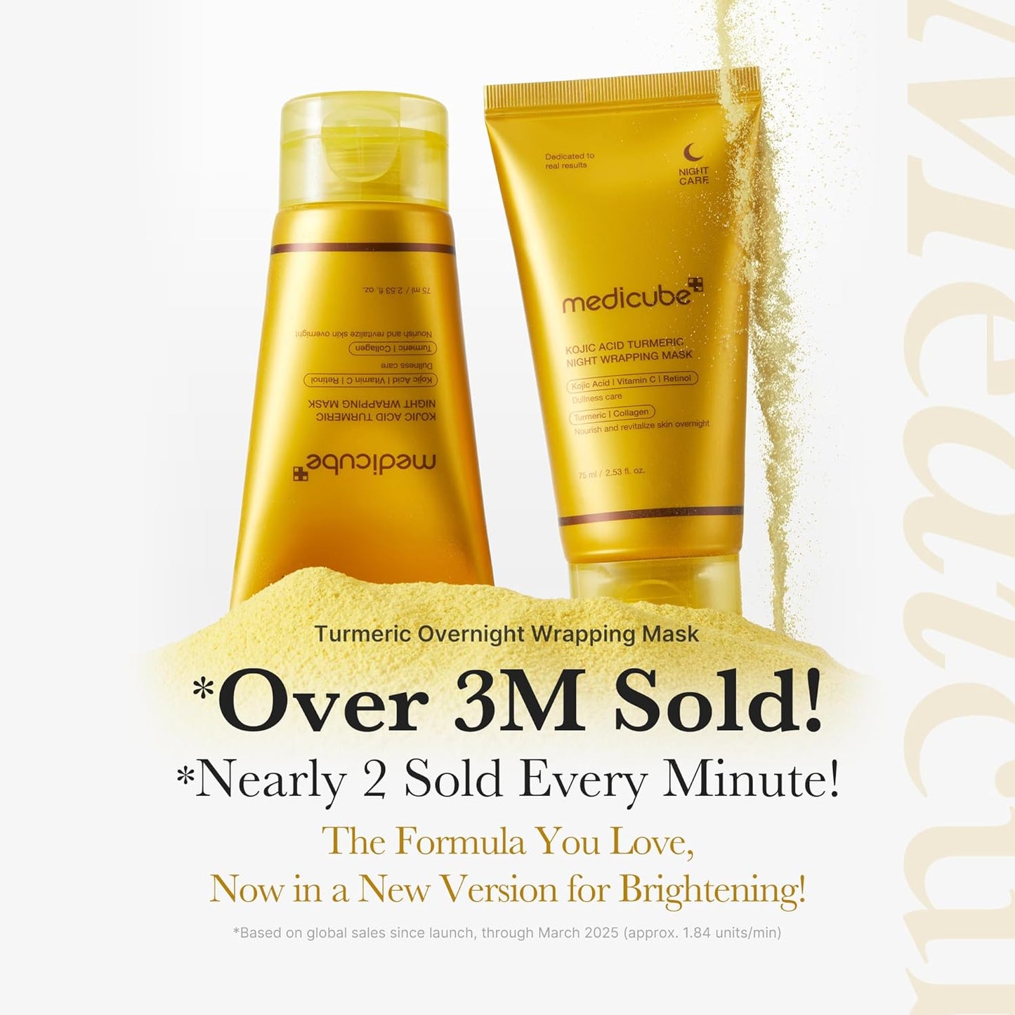 ✨ Medicube - Kojic Acid Turmeric Night Wrapping Mask
