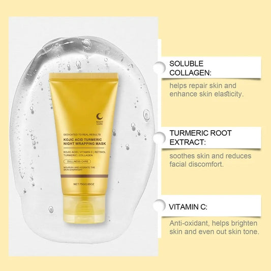 ✨ Medicube - Kojic Acid Turmeric Night Wrapping Mask